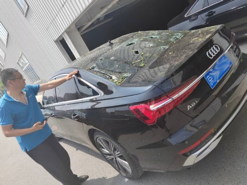 中國大地保險快速應對北京冰雹突襲，高效理賠護航客戶安全